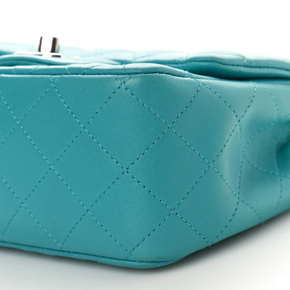 Chanel Lambskin Quilted Mini Square Flap Blue 10 of 10