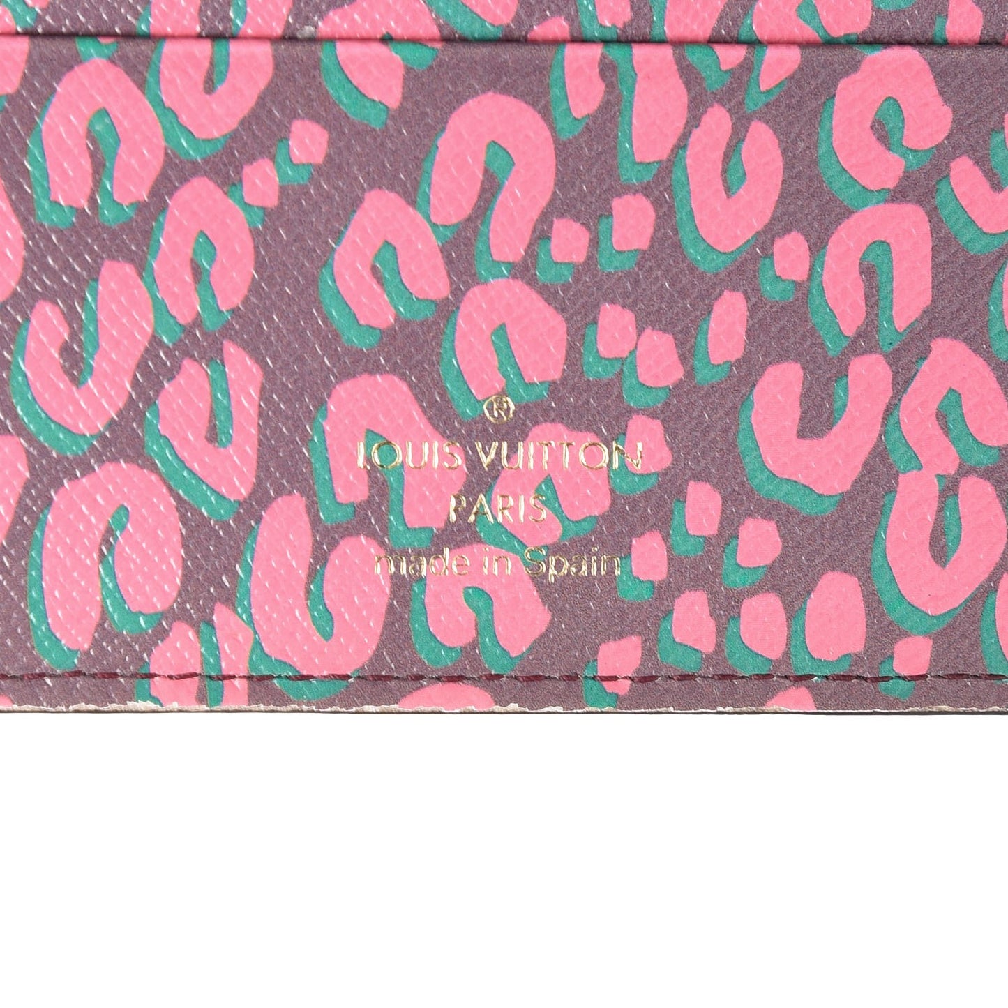 Monogram Leopard Insolite Wallet Rouge Fauviste