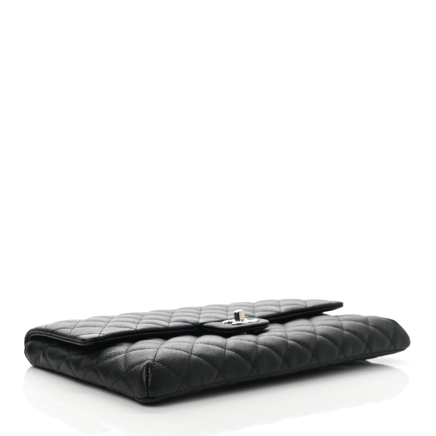 Chanel Caviar Quilted Flap Clutch Black 3 of 6