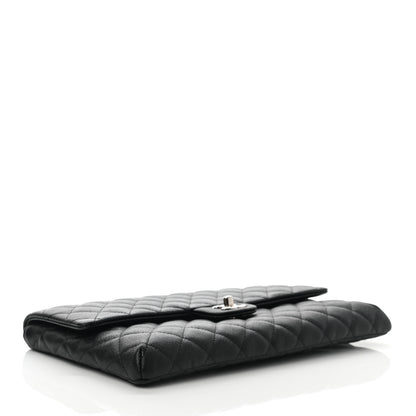 Chanel Caviar Quilted Flap Clutch Black 3 of 6