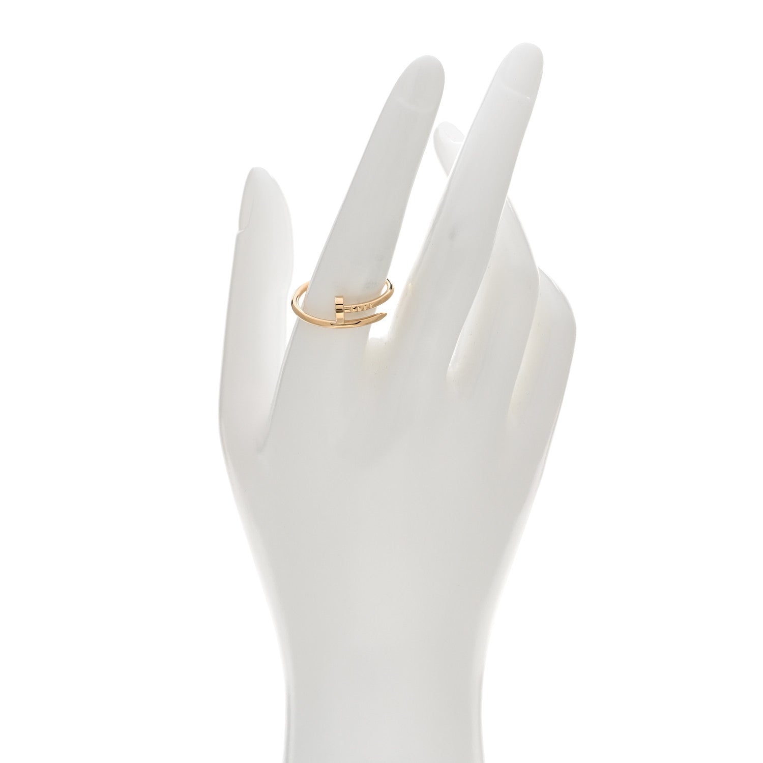 Cartier 18K Yellow Gold Small Juste Un Clou Ring 60 9 2 of 5