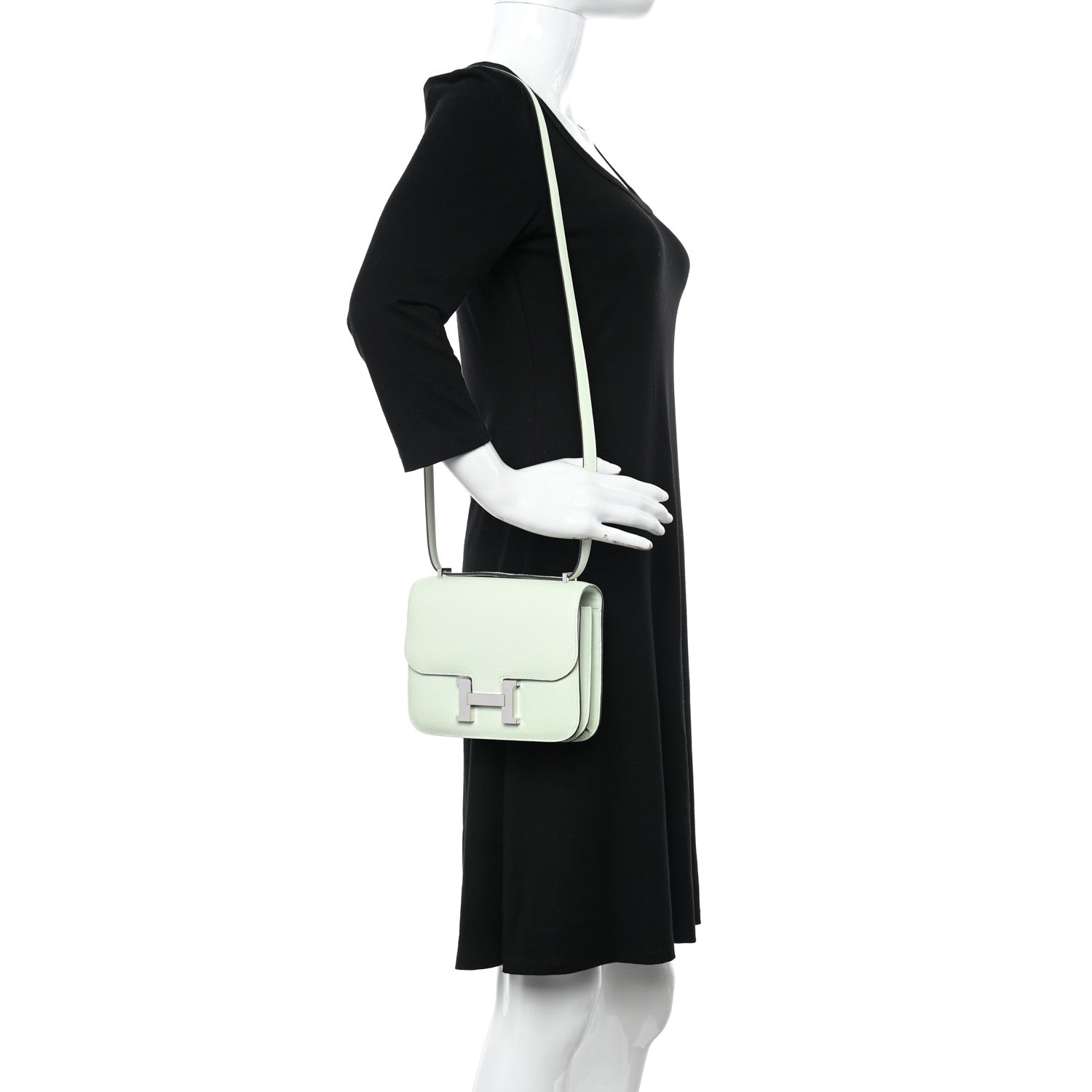 Hermes Epsom Constance 18 Vert Fizz 2 of 9