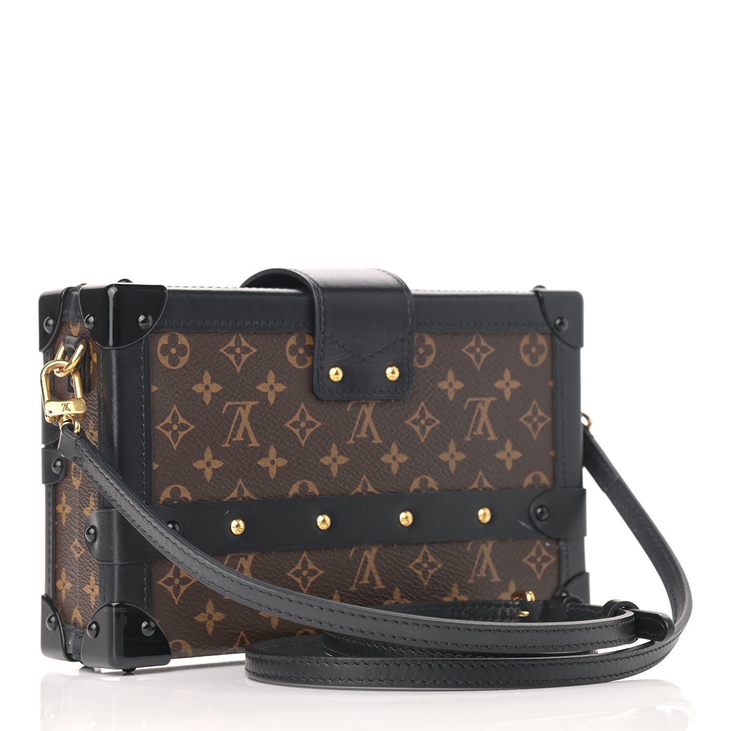 Louis Vuitton Monogram Petite Malle Black 3 of 14