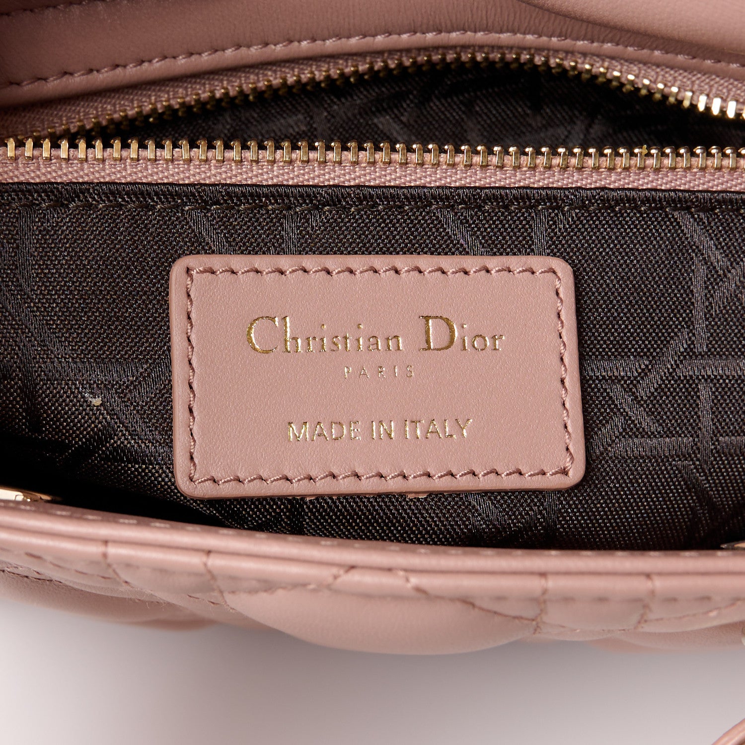 Christian Dior Lambskin Cannage Small My ABCDior Lady Dior Fard 6 of 10