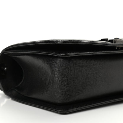 Chanel Caviar Quilted Medium Boy Flap So Black 9 of 11