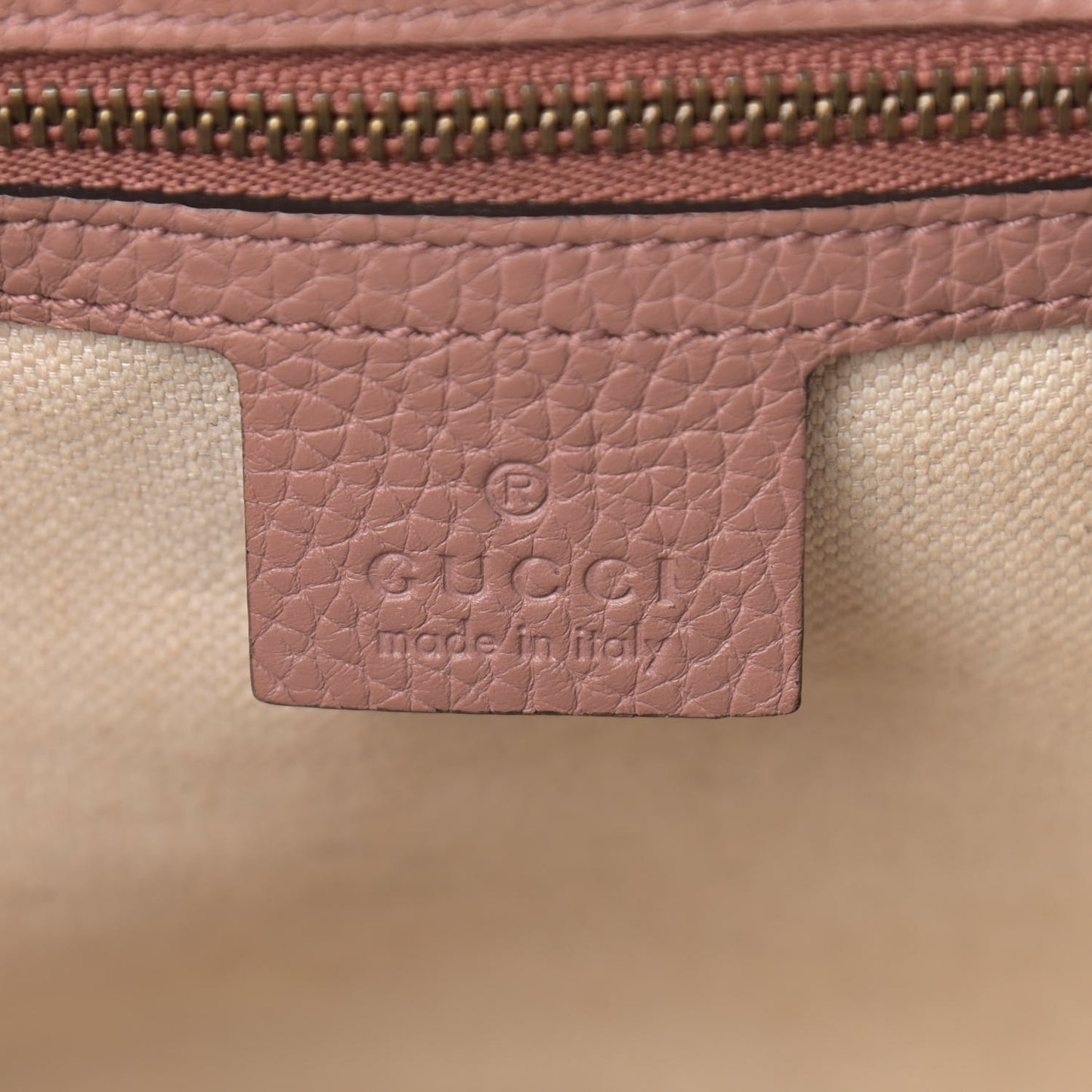 Calfskin Small GG Marmont Top Handle Bag Rosy Phard