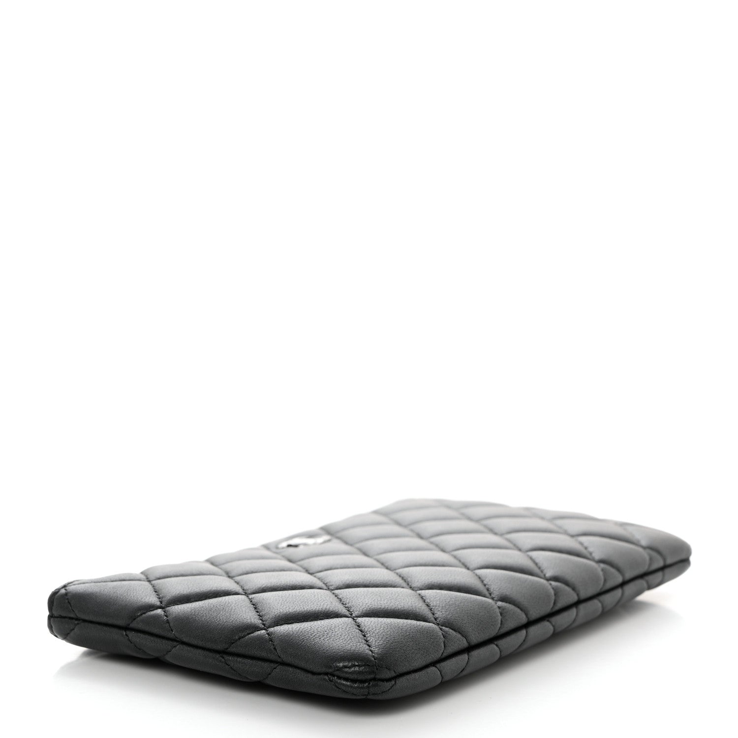Chanel Lambskin Quilted Cosmetic Case So Black 4 of 7