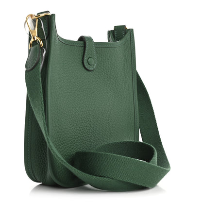 Hermes Taurillon Clemence Evelyne TPM Vert Moyen 3 of 10