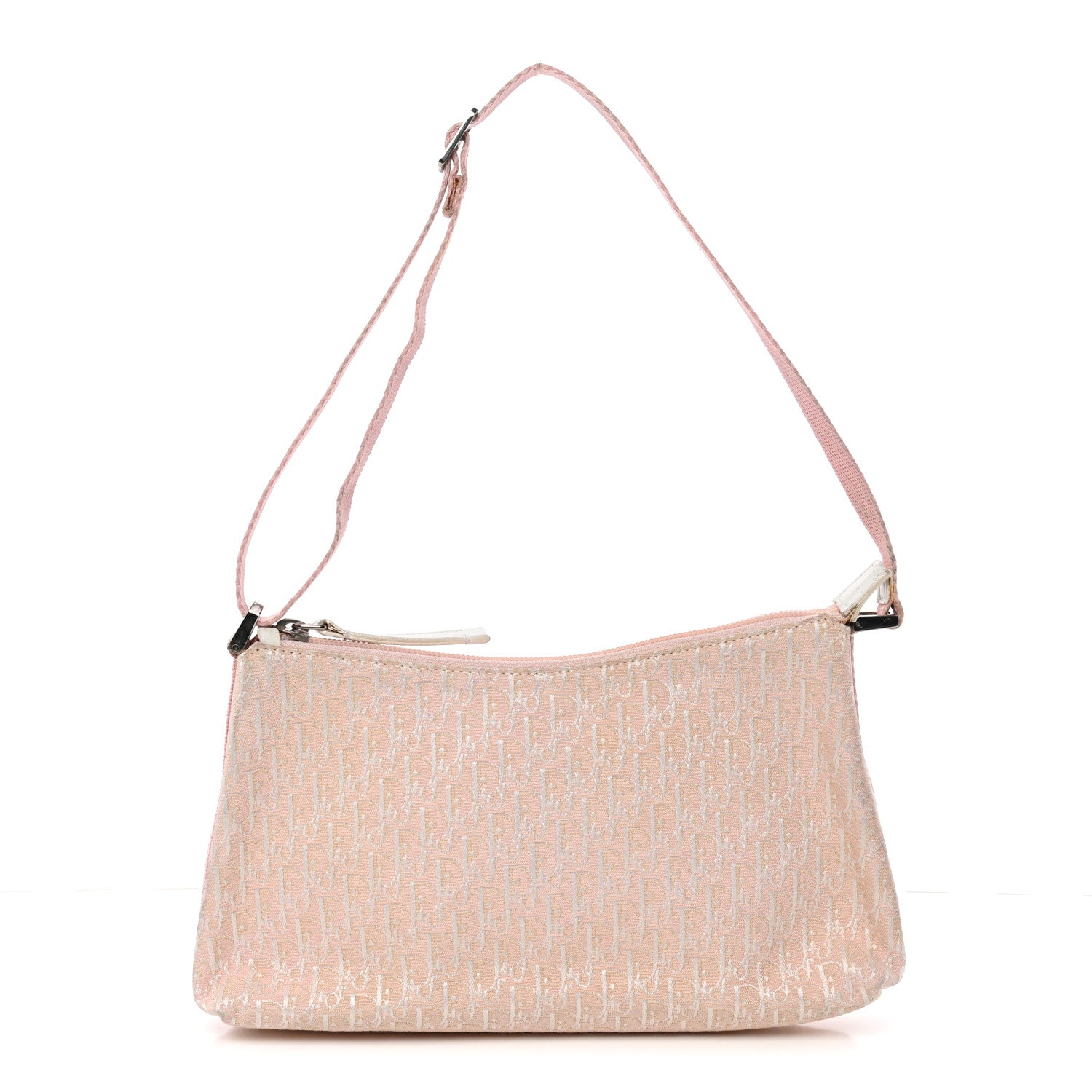 Christian Dior Monogram Shoulder Bag Pochette Pink 1 of 18