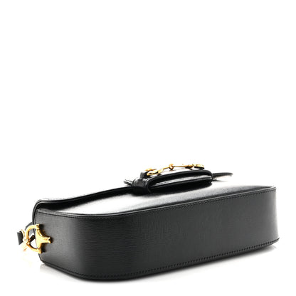 Gucci Azalea Calfskin Small Horsebit 1955 Chain Shoulder Bag Black 4 of 11
