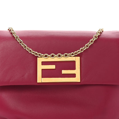 Fendi Vitello Flamingo Fendista Pouchette Crossbody Fuxia 8 of 10