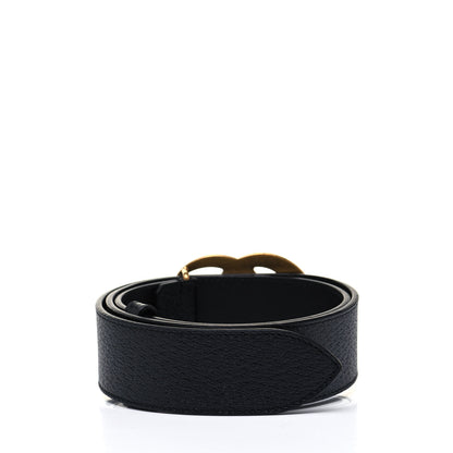 Gucci Textured Calfskin Double G 40mm Belt 75 30 Black 2 of 4