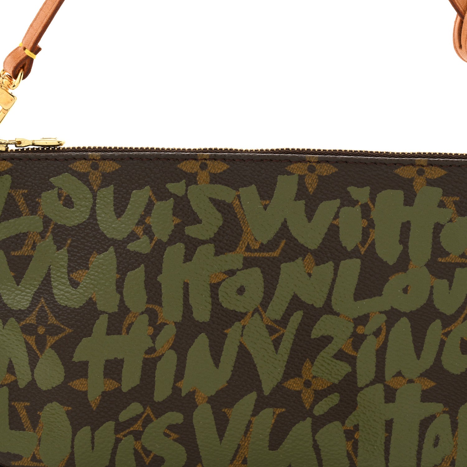 Louis Vuitton Monogram Graffiti Pochette Accessories Kaki 8 of 10