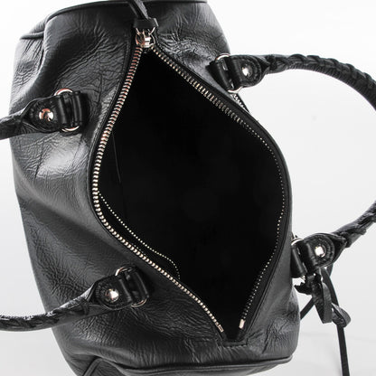 Balenciaga Matte Goatskin Rubber Covered Classic Hardware Mini Twiggy Black 8 of 14