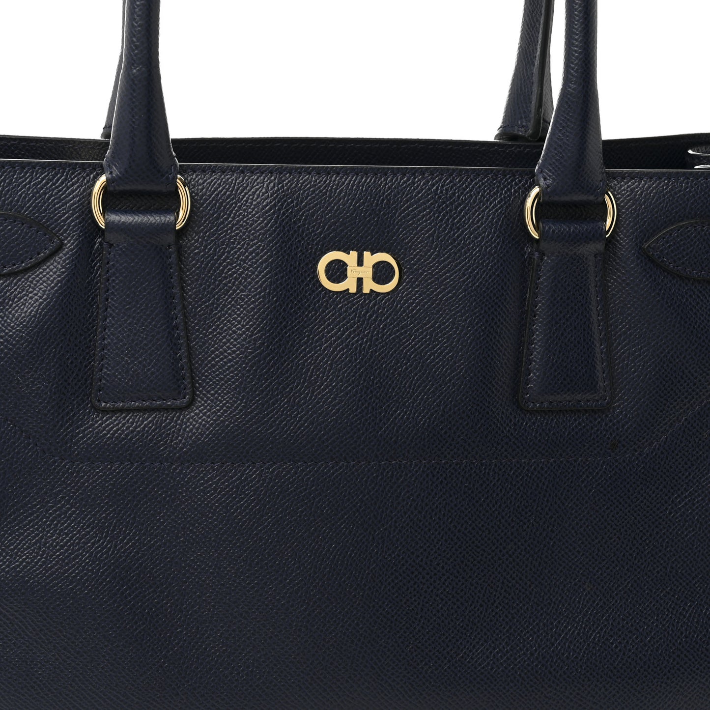 Calfskin Briana Tote Navy