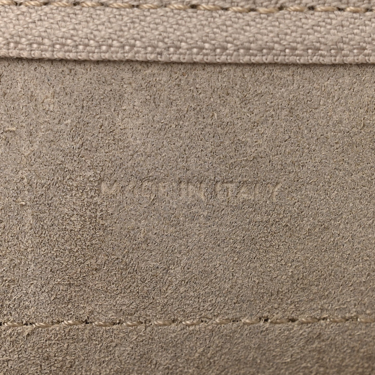 Grained Calfskin Nano Belt Bag Light Taupe
