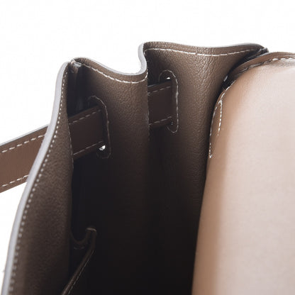 Hermes Tadelakt Kelly Retourne 28 Etoupe 11 of 36