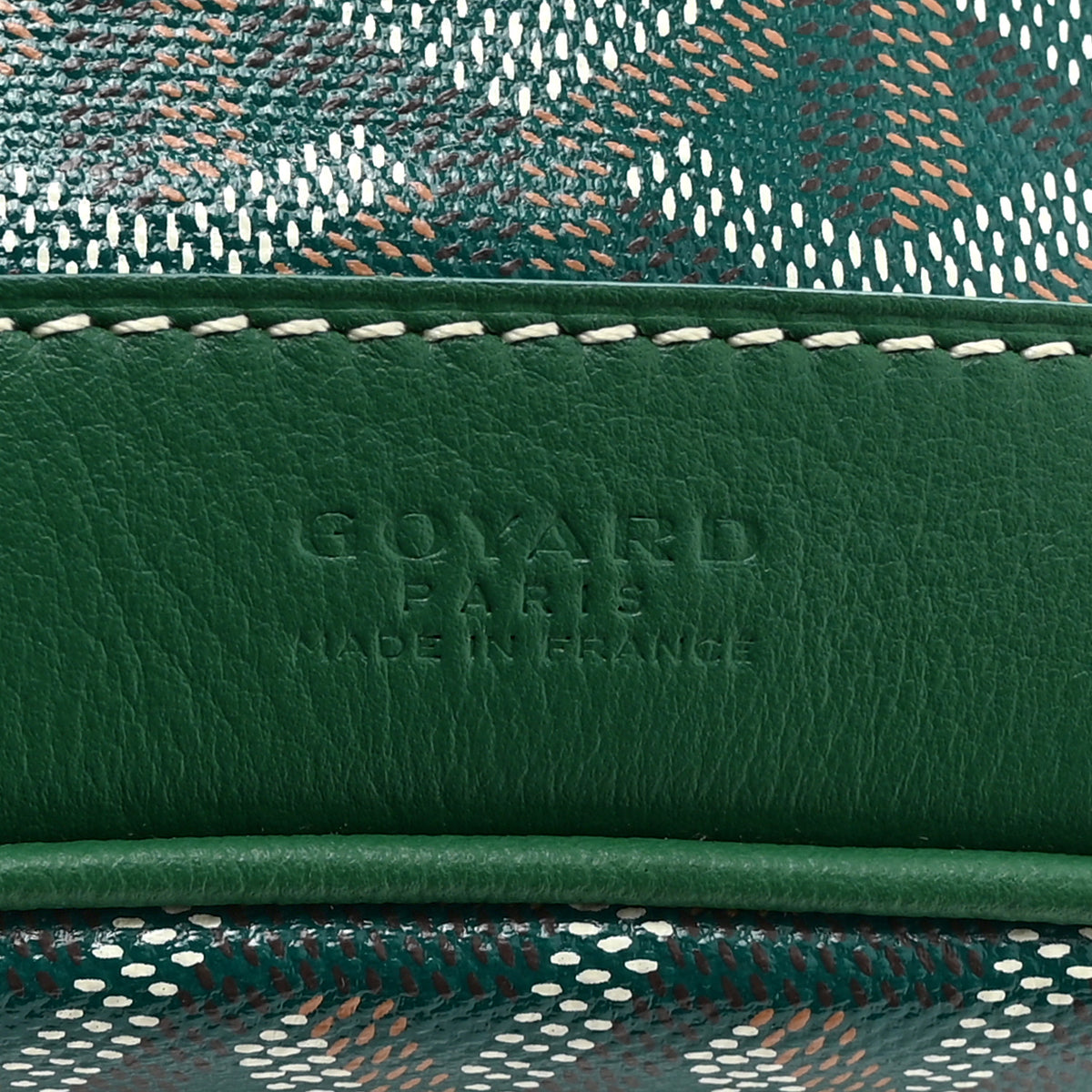 Goyard Goyardine Petit Flot Bucket Bag PM Green 6 of 10