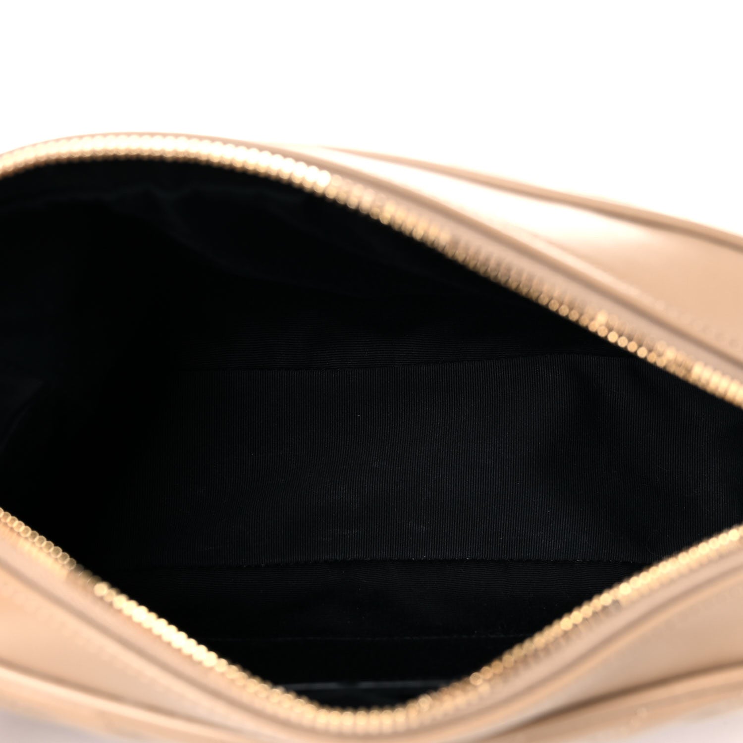 Saint Laurent Calfskin Matelasse Monogram Lou Camera Bag Dark Latte 6 of 9