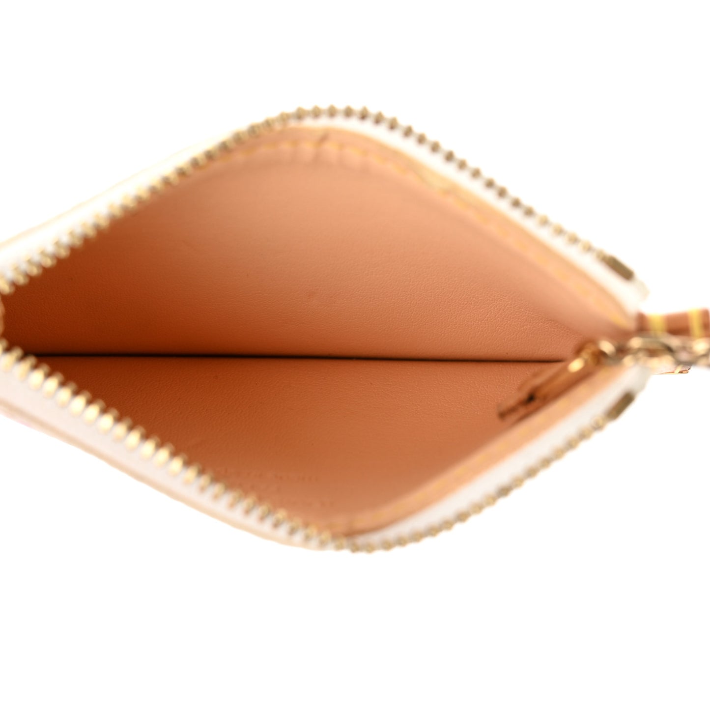 LOUIS VUITTON Monogram Multicolor Key Pouch White