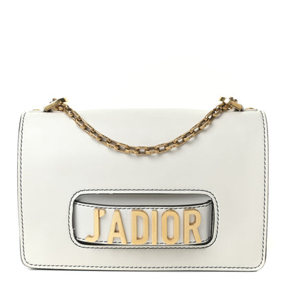 Christian Dior Calfskin J'Adior Chain Flap Bag Off White 1 of 7
