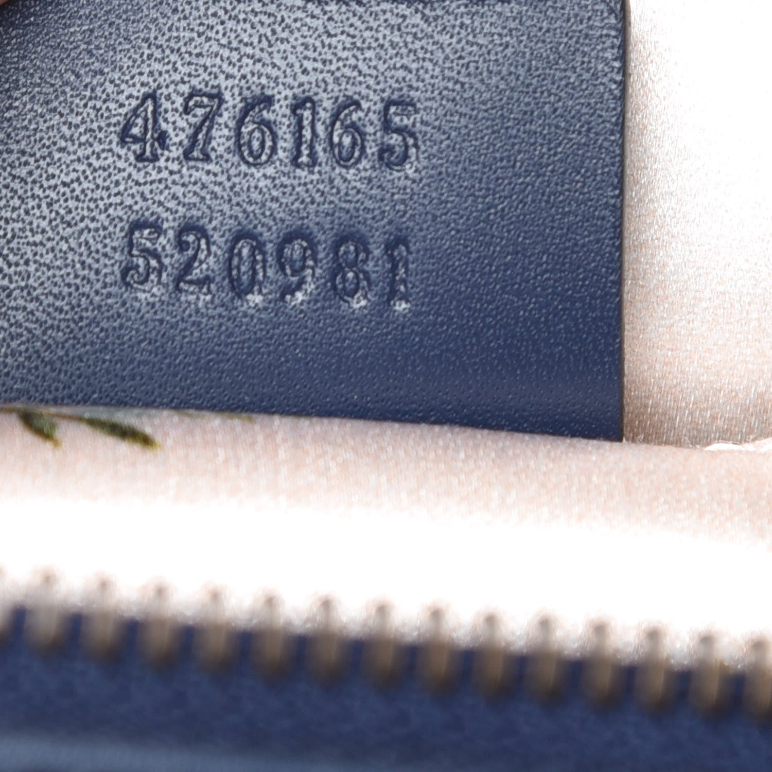 Gucci Denim Matelasse Flower Japan Limited GG Marmont Cosmetic Case Blue 7 of 9