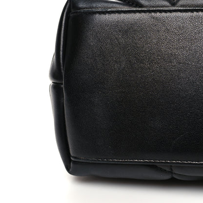 Saint Laurent Lambskin Quilted Small Loulou Puffer Monogram Chain Satchel Black 11 of 11