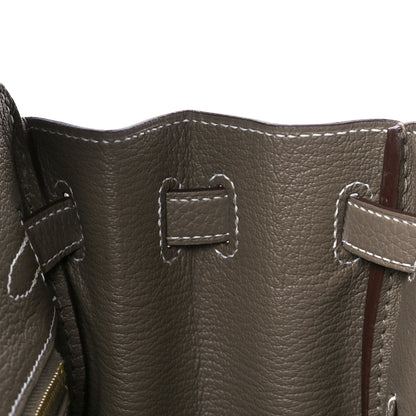 Hermes Togo Birkin 25 Etoupe 14 of 33