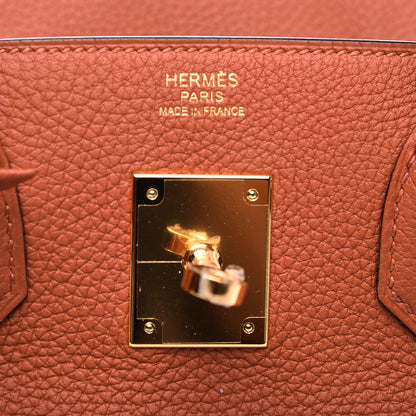 Hermes Togo Birkin 30 Cuivre 10 of 14