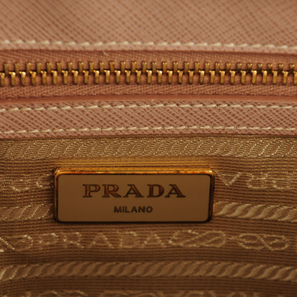 Prada Saffiano Small Galleria Double Zip Tote Cammeo 6 of 9