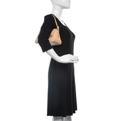 Fendi Zucchino Spalmati Vitello Mini Mama Baguette Vacchetta Camelia 2 of 10