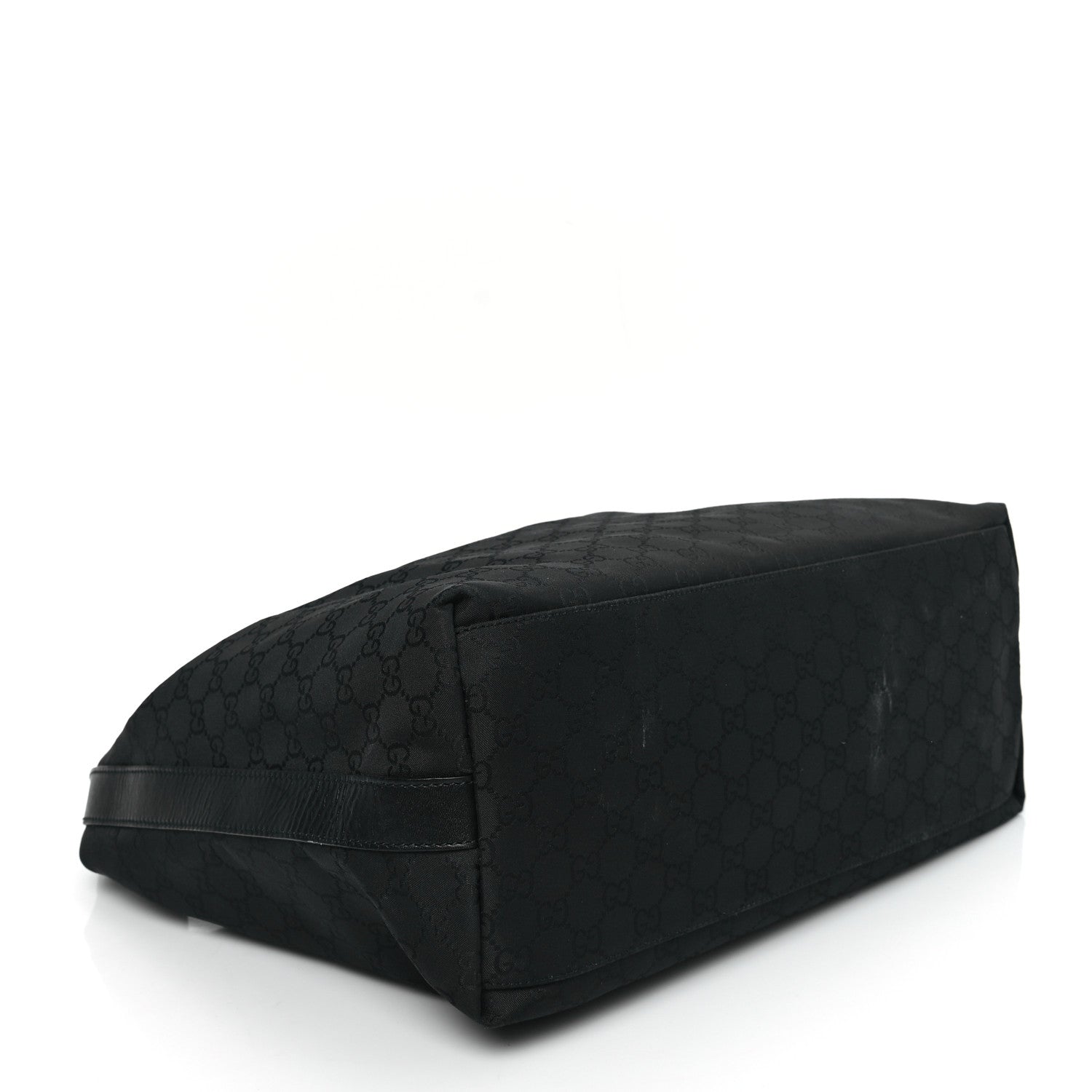 Gucci Nylon Monogram Large Hobo Black 4 of 17