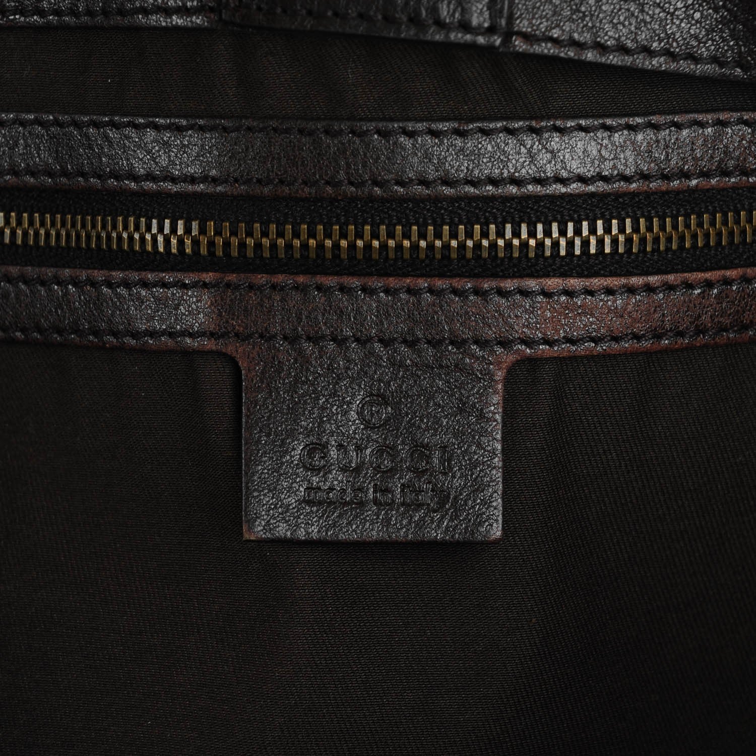 Gucci Monogram Medium Interlocking Icon Tote Dark Brown 6 of 7