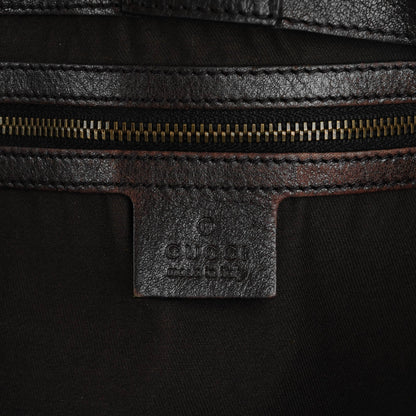 Gucci Monogram Medium Interlocking Icon Tote Dark Brown 6 of 7