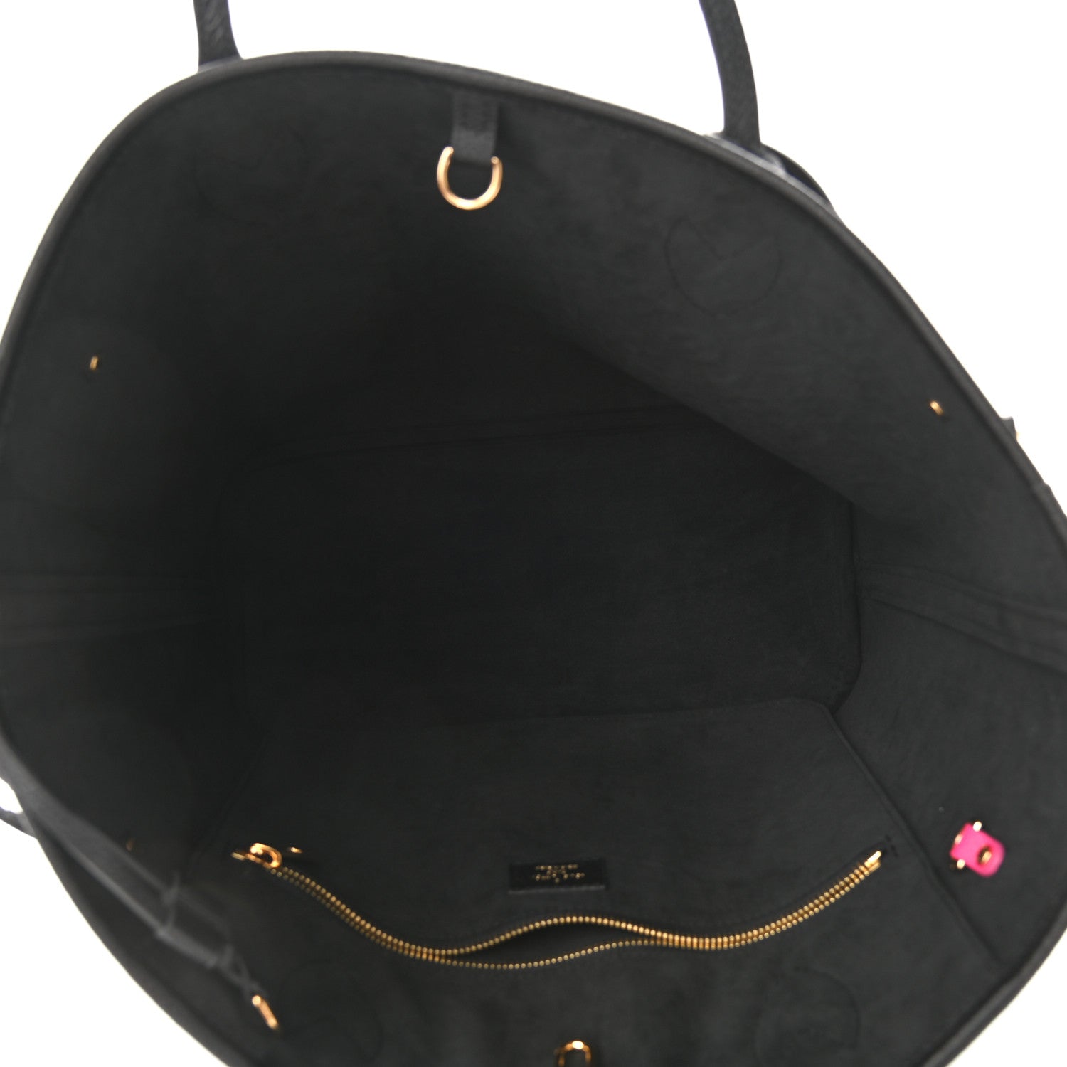 Louis Vuitton Empreinte Spring In The City Neverfull MM Black White Pink 5 of 10