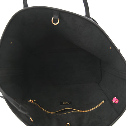 Louis Vuitton Empreinte Spring In The City Neverfull MM Black White Pink 5 of 10