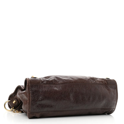 Balenciaga Agneau Giant 12 Gold Hardware City Cigare Fonce 6 of 10