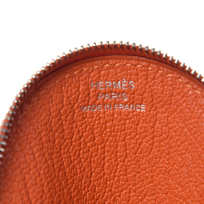 Hermes Chevre Mysore Tutti Frutti Orange Coin Purse Charm Feu Canopee 6 of 8