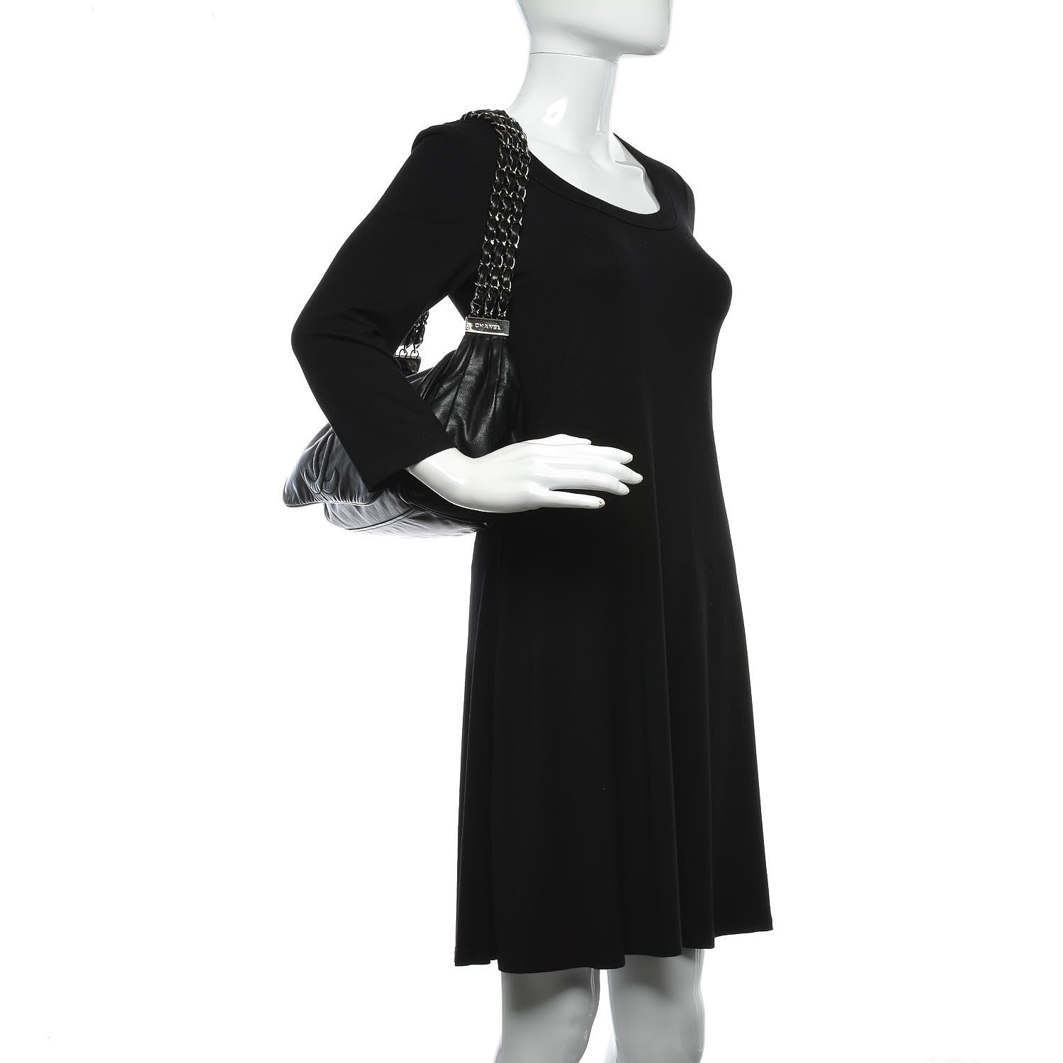 Chanel Calfskin Large Rock and Chain Flap Black 2 of 8