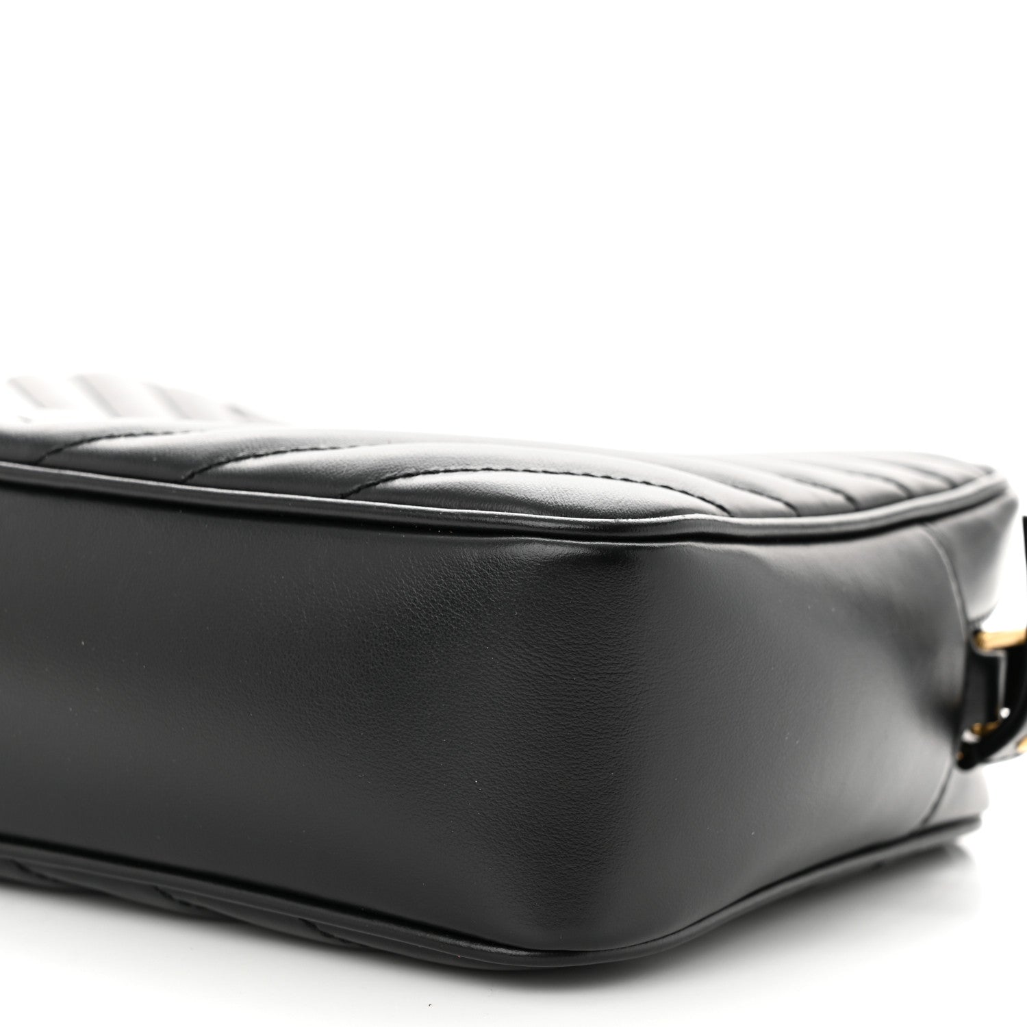 Saint Laurent Calfskin Matelasse Monogram Lou Camera Bag Black 10 of 12