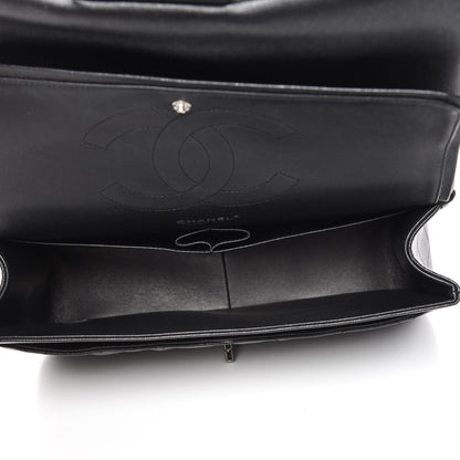 Chanel Iridescent Caviar Quilted Jumbo Double Flap Black 5 of 12