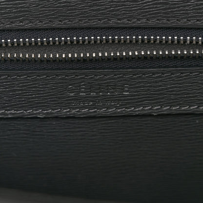 Celine Grained Calfskin Small Vertical Cabas Black 6 of 11