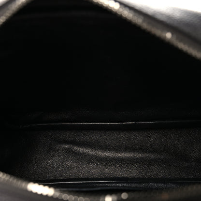 Saint Laurent Grain De Poudre Matelasse Monogram Mini Lou Camera Bag Asphalt 5 of 11