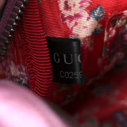 Gucci Laminated Nappa Trapuntata Small Zumi Shoulder Bag Rosa Lago Rame 8 of 11