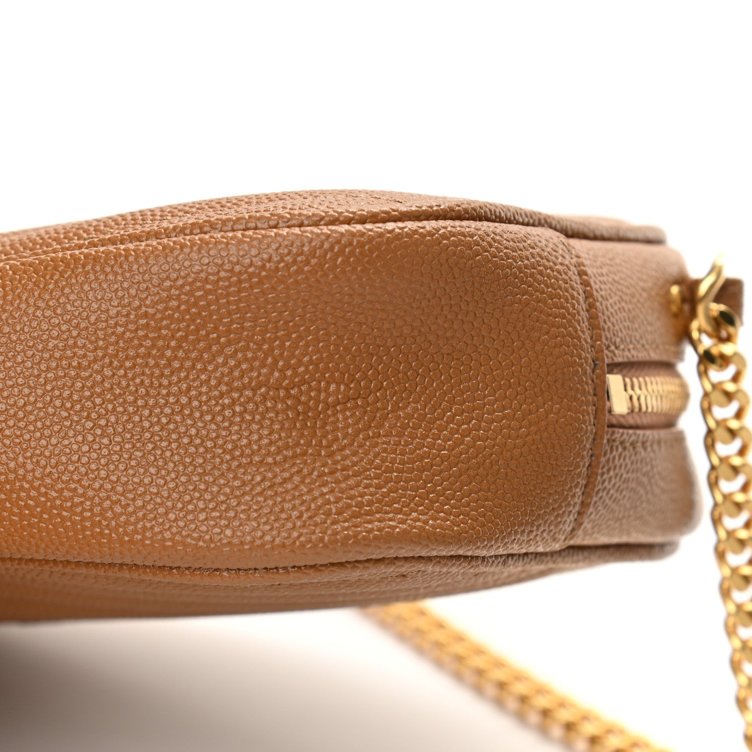 Saint Laurent Grain De Poudre Matelasse Monogram Mini Lou Camera Bag Dark Natural 11 of 11