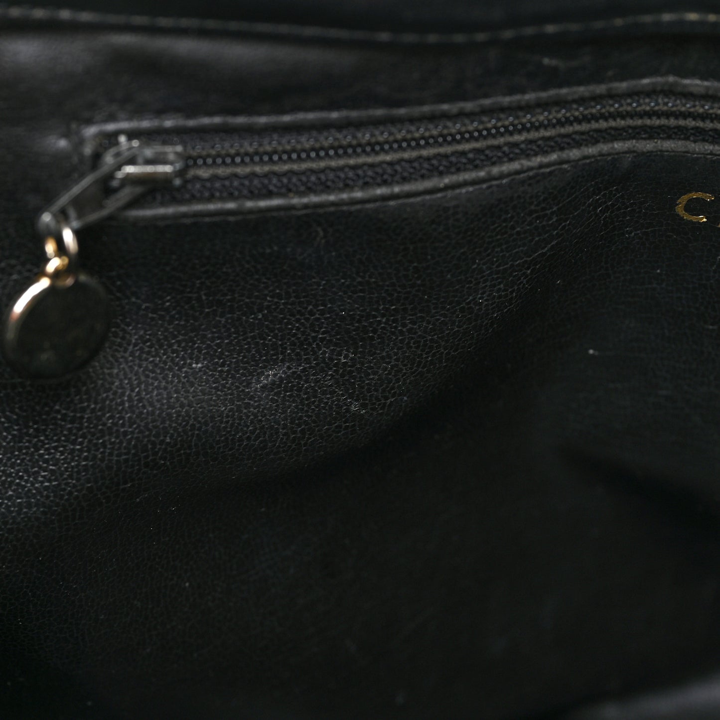 Patent Quilted Tote Black