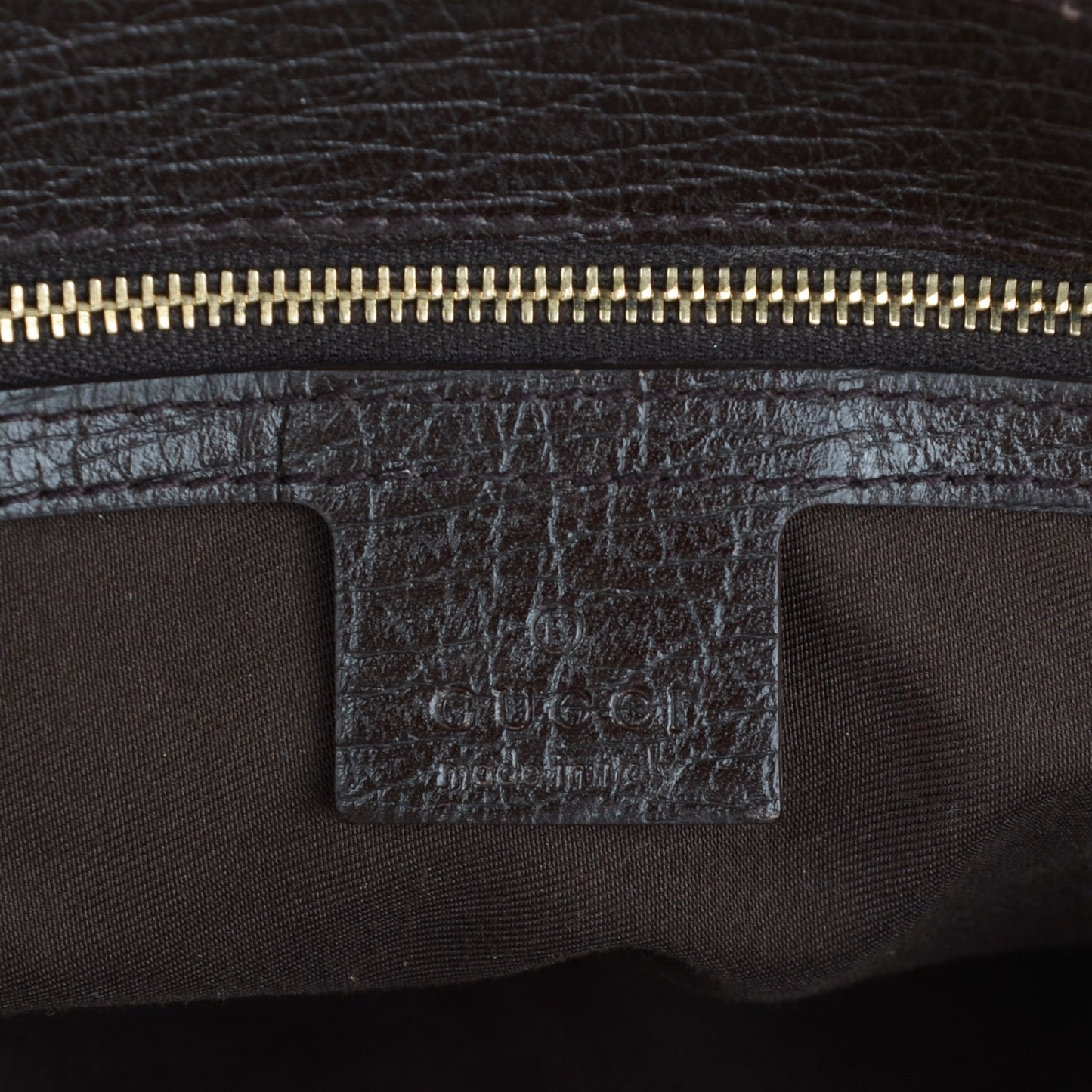 Monogram Large Horsebit Chain Hobo Dark Brown