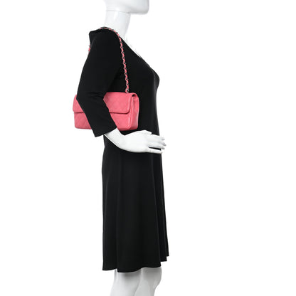 Chanel Caviar Quilted East West Flap Pink 2 of 10