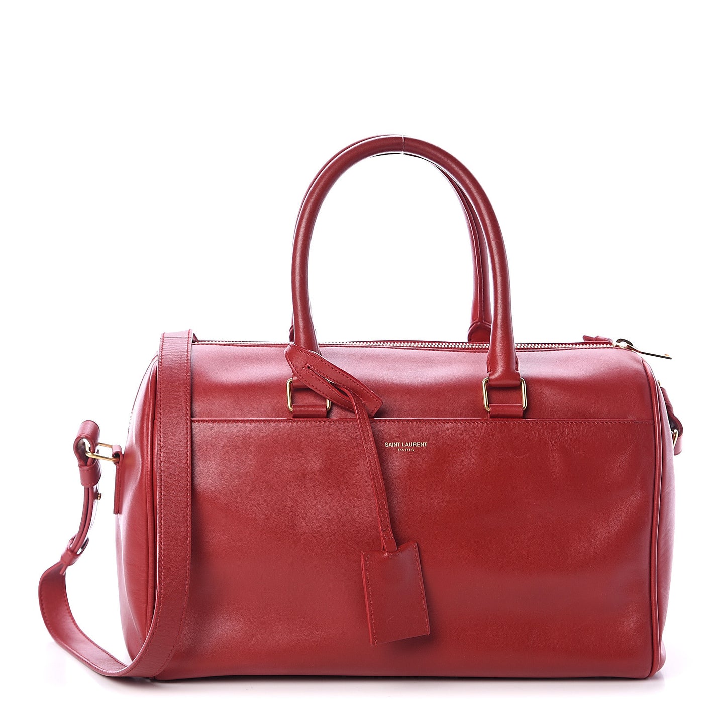 Calfskin Classic Duffle 6 Red