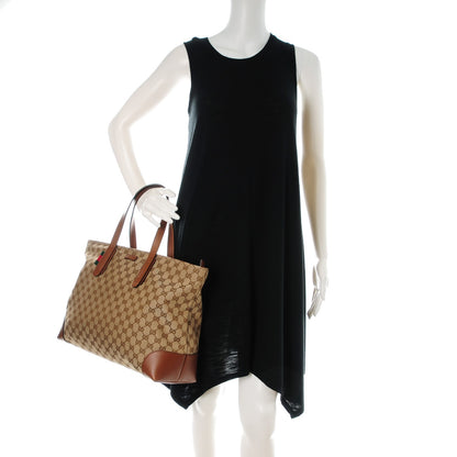 Gucci Monogram Large Original Tote Tan 2 of 10